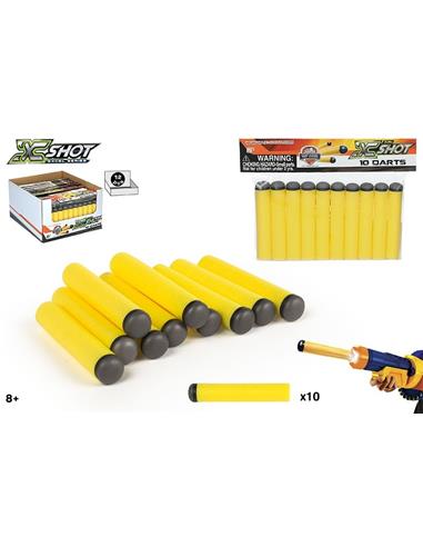 J X-SHOT/PACK RECARGA 10 DARDOS 25811