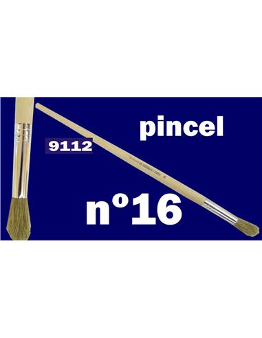 BROCHA PINCEL CABO REDONDO Nº16