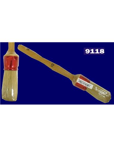 BROCHA PRENSADA VIROLA ROJA Nº10