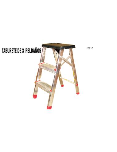ESCALERA TABURETE 3 PELDAÑOS 15003