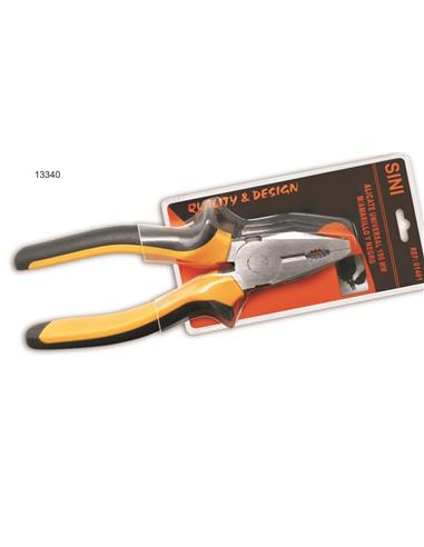 ALICATE UNIVERSAL 180MM MANGO AMARILLO NEGRO