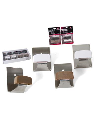 PERCHA ADHESIVA*2 BL 93772