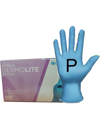 GUANTE NITRILO DERMOLITE TP 100U