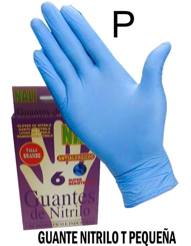 GUANTE NITRILO NALI T.P 6UD