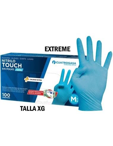 GUANTES NITRILO TOUCH TALLA XG