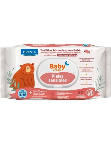 TOALLITA BABYCREAM PIELES SENSIBLES 80U