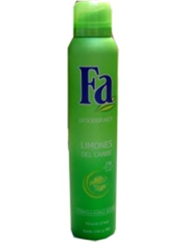DESODORANTE FA SPRAY LIMONES CARIBE