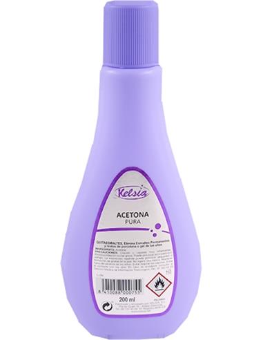 QUITAESMALTE ACETONA 200 ML