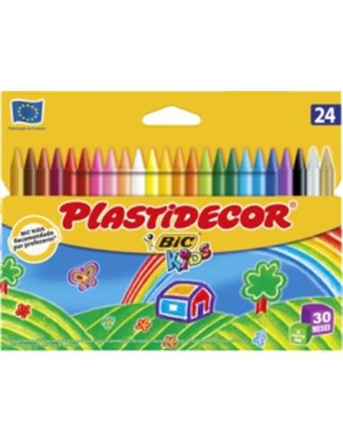 LAPICES  CERAS PLASTIDECOR X24