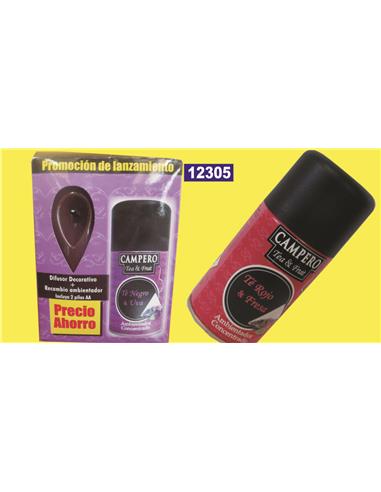 AMBIENTADOR APARATO TRONIC TE NEGRO & UVA DIF