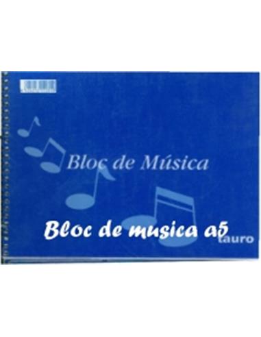 LIBRETA BLOC MUSICA 8P CUARTO