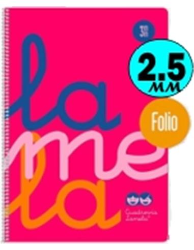 LIBRETA A4 LAMELA PAUTADA 2.5MM