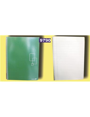 LIBRETA Fº 2 RAYAS T.DURA 80H 2,5MM