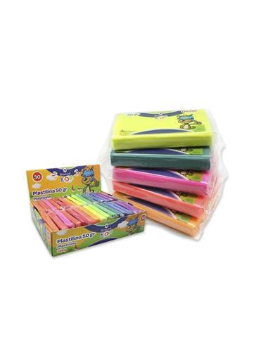 PLASTILINA COLORES NEON POESSA
