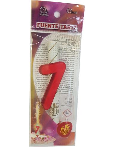 VELA CUMPLEAÑOS BENGALA Nº7