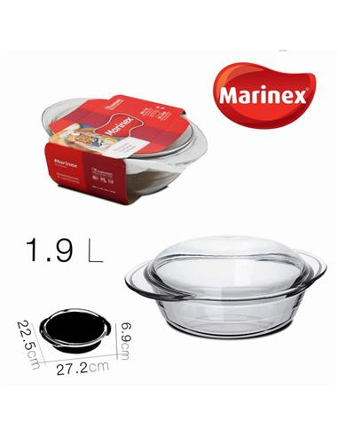 CACEROLA HORNO C/TAPA 1.9L 08798