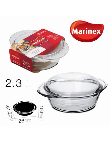 CACEROLA HORNO C/TAPA 2.3L