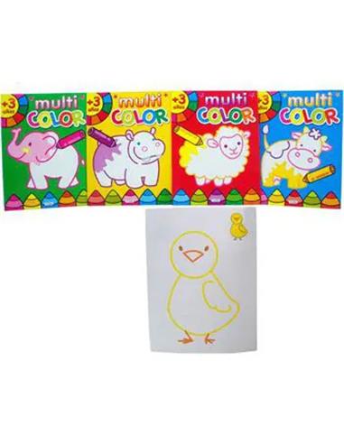 LIBRO COLOREAR MULTICOLOR