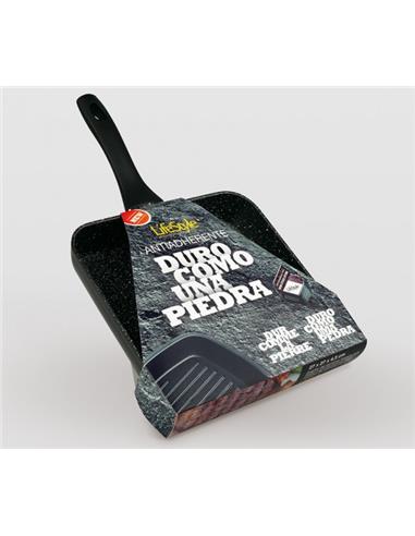 SARTEN ALUMINIO PIEDRA ASADORA 27*27