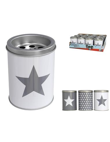 CENICERO DECORADO BOTE 10CM