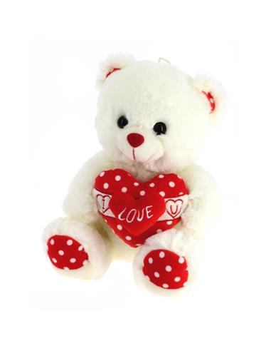 J PELUCHE OSO CORAZON C/CORAZON