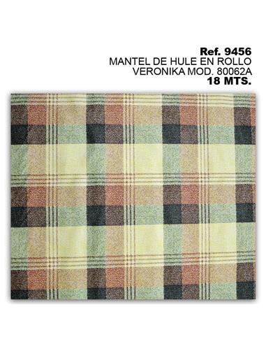 MANTEL HULE ROLLO CUADROS ARCO IRIS 94567