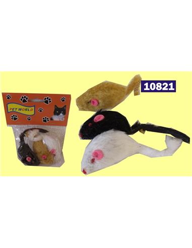 ANIMAL RATONES X3 00864 GATO