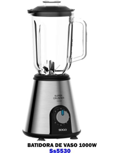 S BATIDORA VASO CRISTAL/INOX 1.5L SOGO
