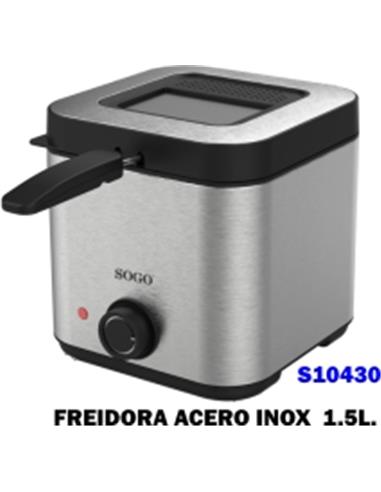 S FREIDORA ACERO INOX 1.5L SOGO
