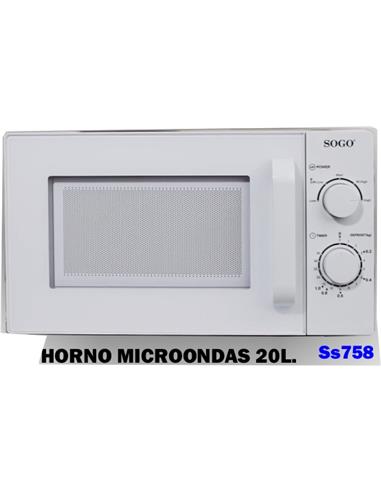 S HORNO MICROONDAS 20L S/GRILL