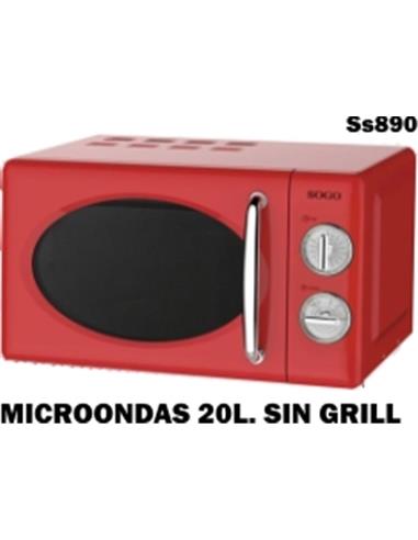 S MICROONDAS RETRO 20L SIN GRILL 700W