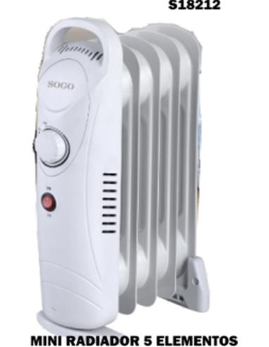 S MINI RADIADOR 5 ELEMENTOS 650W