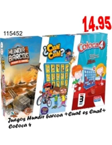 J JUEGO COLOCA4+H.BARCOS+CUAL ES C