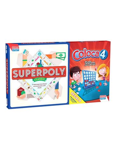 J JUEGO SUPERPOLY + COLOCA 4