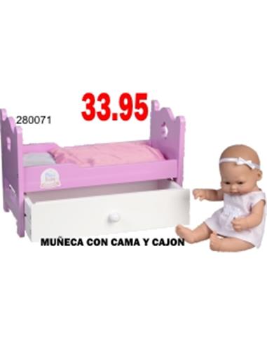 J MUÑECA C/CAMA Y CAJON