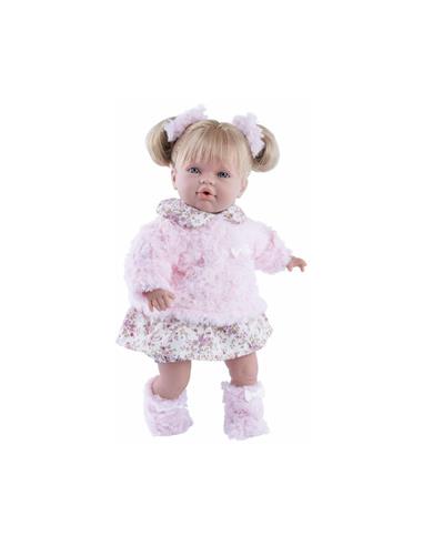 J MUÑECA FALDA Y JERSEY ROSA