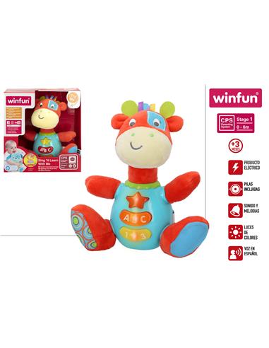 J PELUCHE JIRAFA LUZ+SONIDO 51771