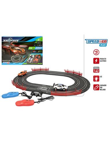 J PISTA RACING SET C/LUZ