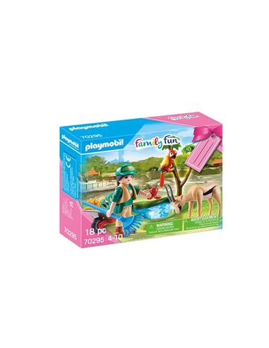 J PLAYMOBIL FAMILY FUN SET ZOO