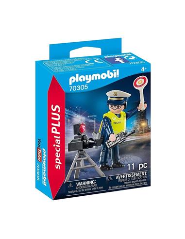 J PLAYMOBIL POLICIA C/RADAR