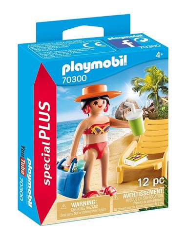 J PLAYMOBIL TURISTA HAMACA