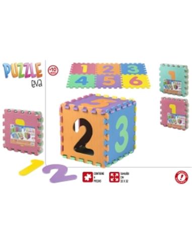 J PUZZLE EVA 6PZAS NUMEROS