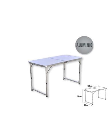 MESA ALUMINIO 120*60*70/62/55CM