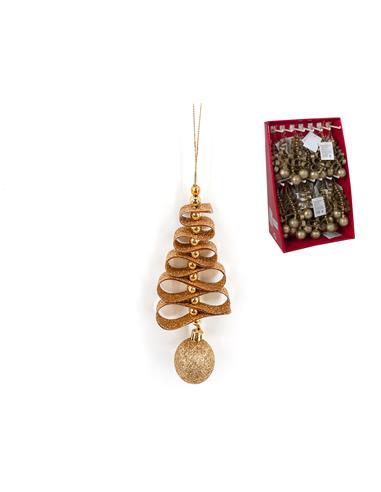 A COLGANTE ARBOL PURPURINA ORO 51042