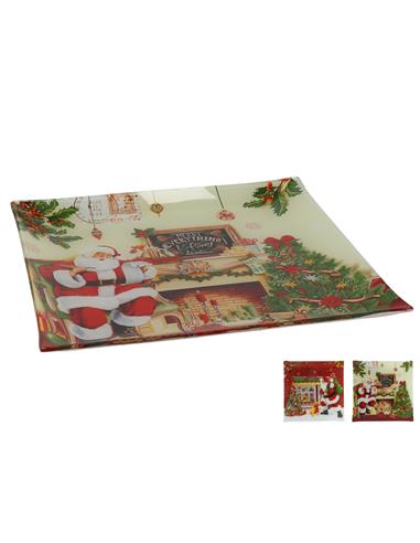 A PLATO CUADRADO CRISTAL SANTA 88797