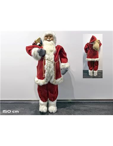 A SANTA CLAUS C/SACO 150CM