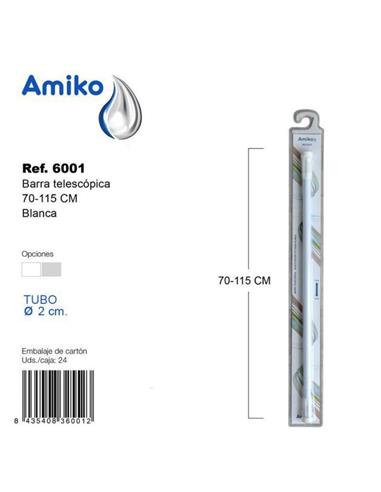 BARRA DUCHA 70-115 BL