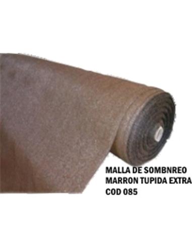 MALLA SOMBREO 90% MARRON 2M