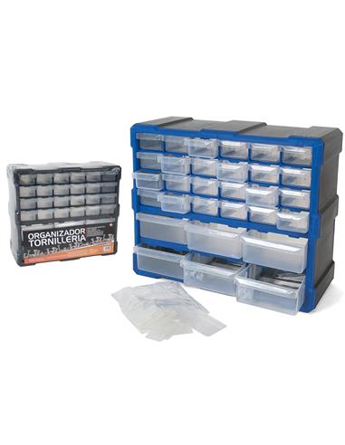 ORGANIZADOR TORNILLERIA 30 CAJONES