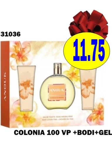 COLONIA W  ANOUK 100V+BODY+GEL